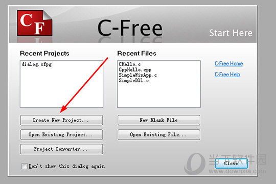 知识兔点击其中的“Create New Project”