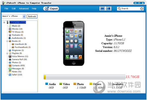 iPubsoft iPhone to Computer Transfer