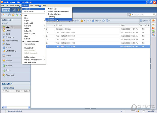 Lotus Notes8.5