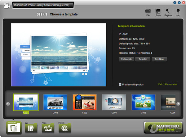 ThunderSoft Photo Gallery Creator