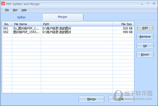PDF Splitter and Merger