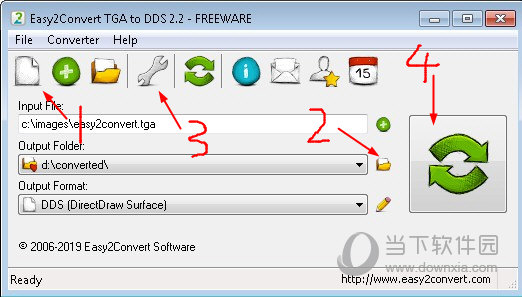 Easy2Convert TGA to DDS