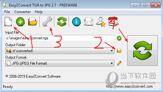 Easy2Convert TGA to JPG