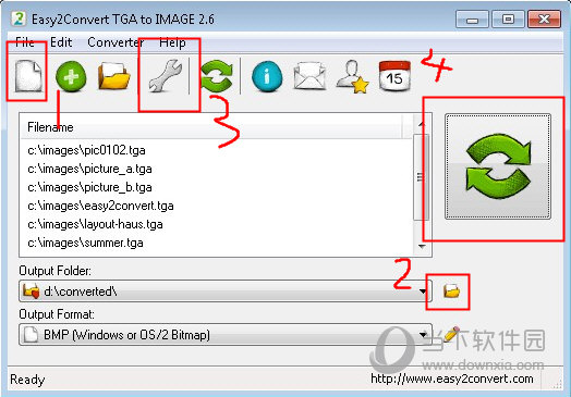 Easy2Convert TGA to IMAGE