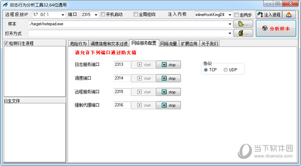 动态行为分析工具