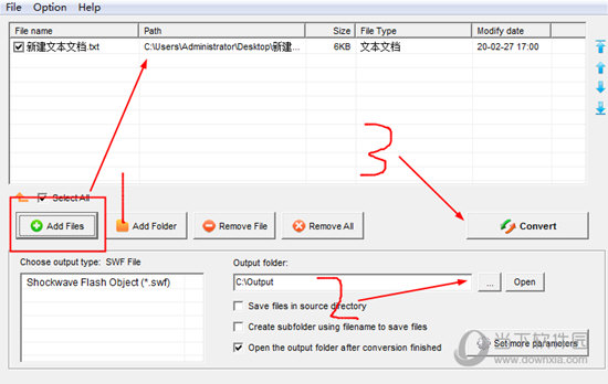 Okdo Rtf Txt to Swf Converter