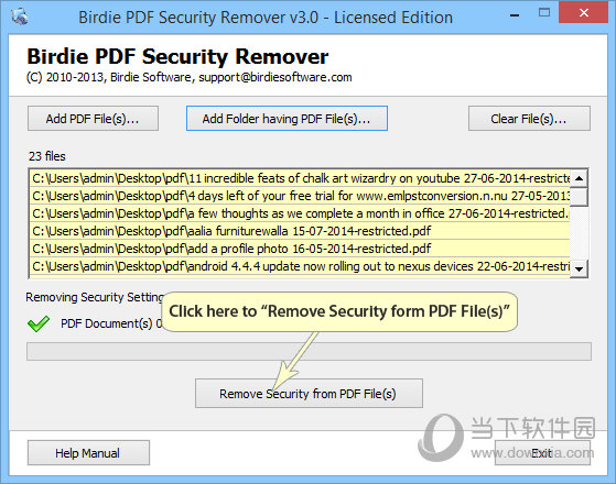 PDF Security Remover