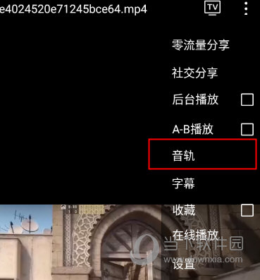 选择音轨