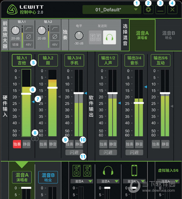 Lewitt Control Center