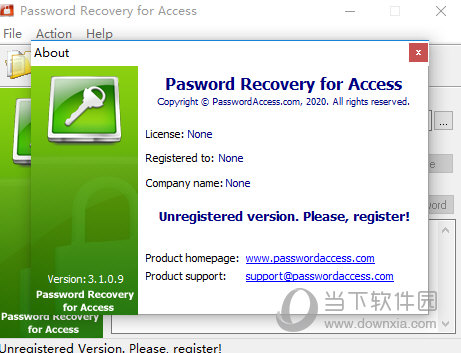 Password Recovery for Access