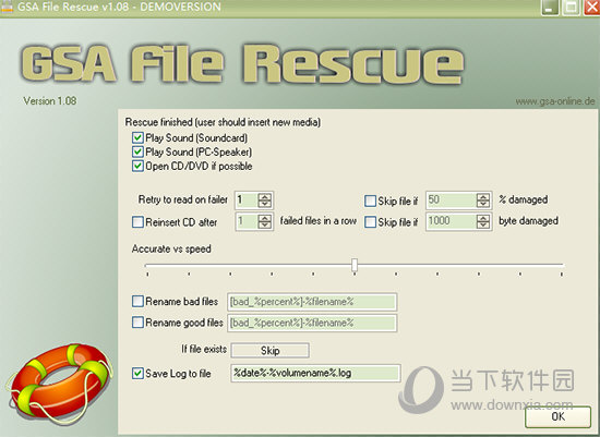 GSA File Rescue