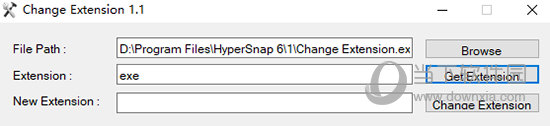Change Extension