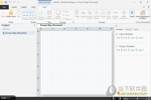 MiniTAB Workspace