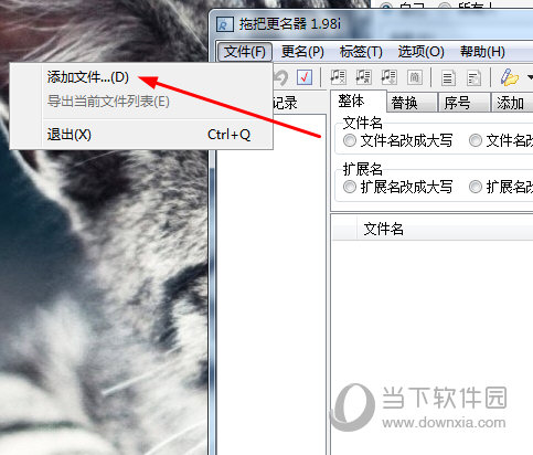 知识兔点击“文件”栏中的“添加文件”选项