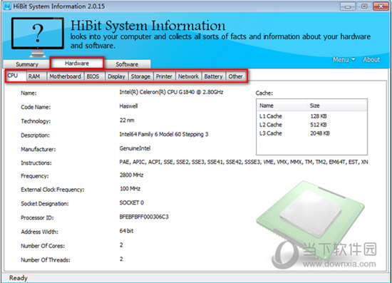 HiBit System Information