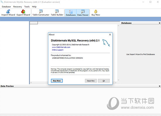 DiskInternals MySQL Recovery(MySQL数据库恢复与修复工具) V2.1 官方版下载
