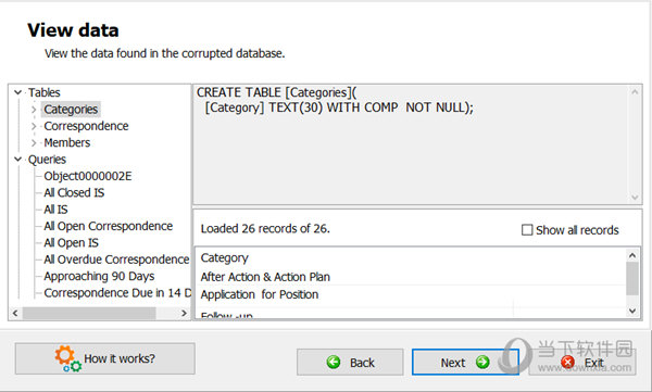 Recovery Toolbox for Access