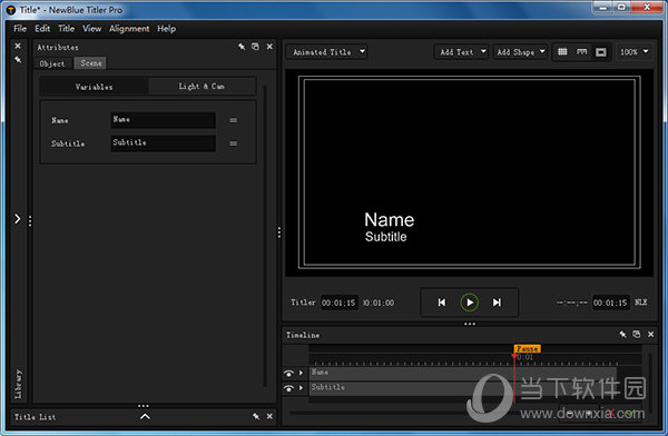 NewBlue Titler Pro 7汉化版
