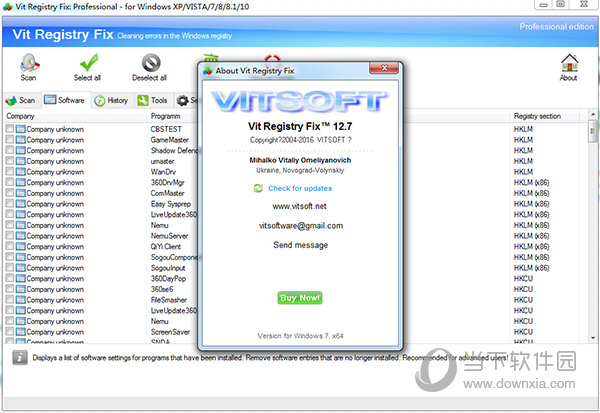 Vit Registry Fix