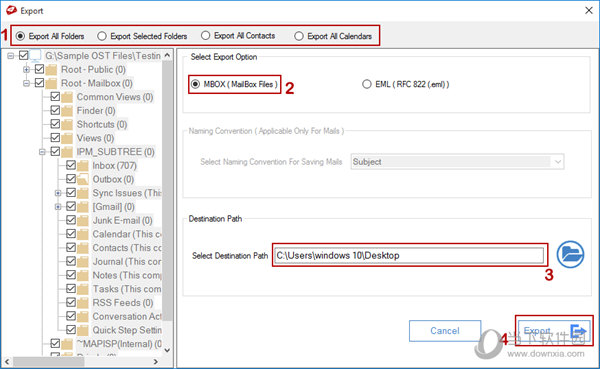 MailsDaddy OST to MBOX Converter