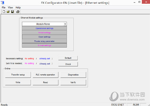 FX3U ENET L Configuration Tool