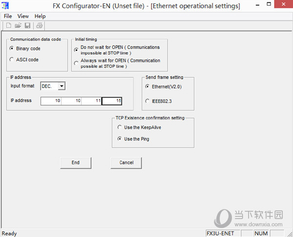 FX3U ENET L Configuration Tool