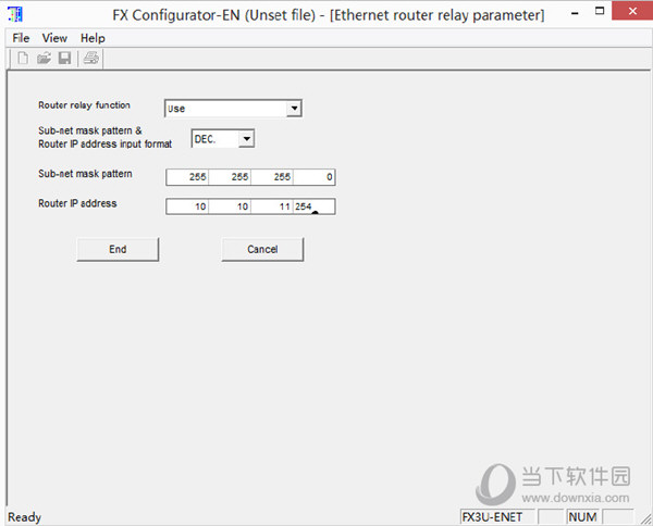 FX3U ENET L Configuration Tool