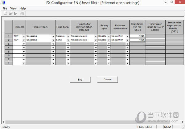 FX3U ENET L Configuration Tool