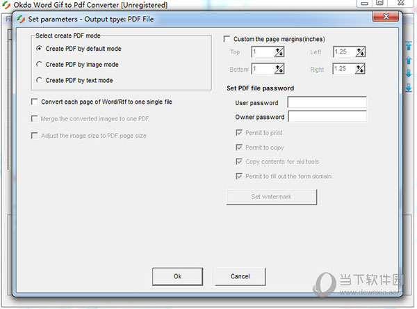 Okdo Word Gif to Pdf Converter