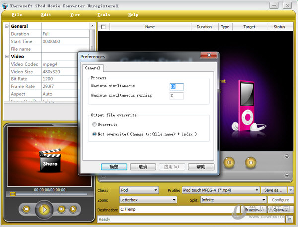 3herosoft iPod Movie Converter