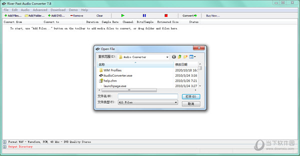 River Past Audio Converter