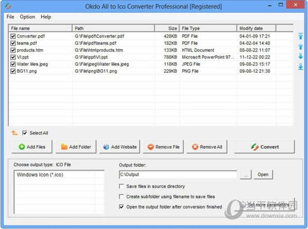 Okdo All to Ico Converter