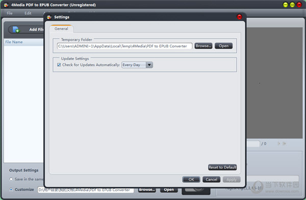 4Media PDF to EPUB Converter