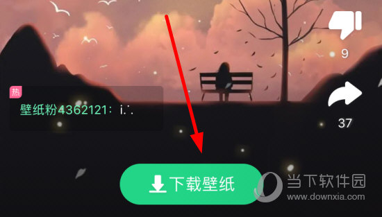 点击“下载壁纸”按钮