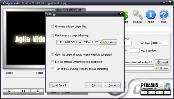 Agile Video Splitter