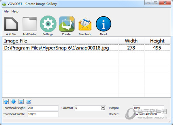 Create Image Gallery