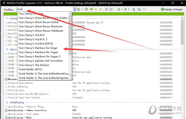 Nvidia Profile Inspector(Nvidia配置文件检查器) V2.13 官方版 下载_当下软件园_软件下载