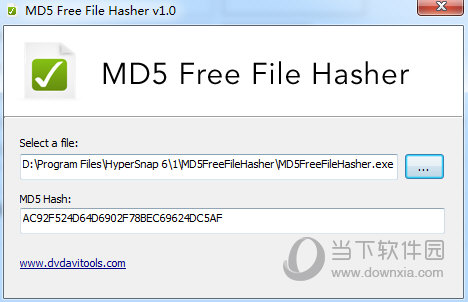 MD5 Free File Hasher