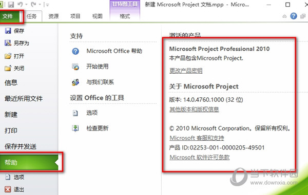 project professional 2010激活密钥版