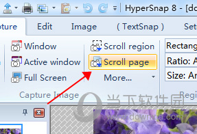 hypersnap滚动页面