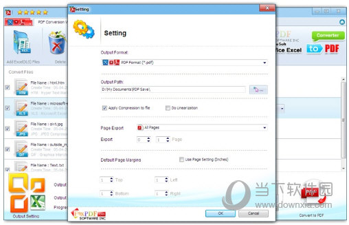 FoxPDF XLSX to PDF Converter