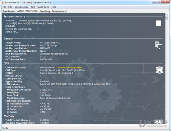 BurnInTest9注册版