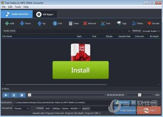 Free Video to MP3 WMA Converter