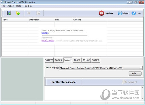 Boxoft FLV to WMV Converter