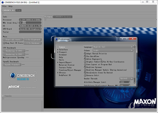 cinebench r10