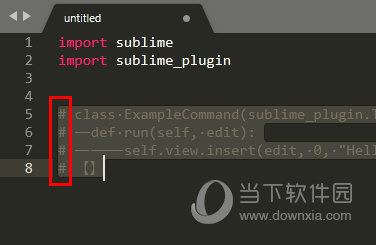 sublime text代码注释