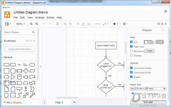 draw.io desktop V14.4.3 中文绿色版