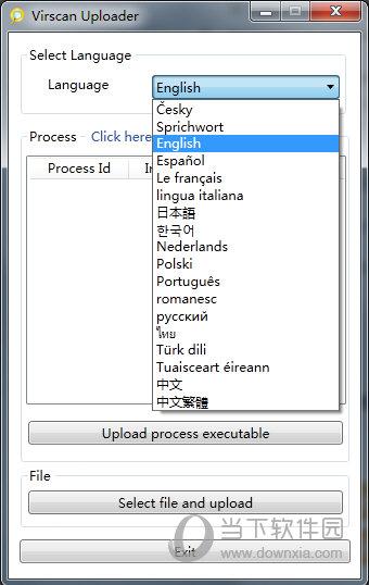 Virscan Uploader
