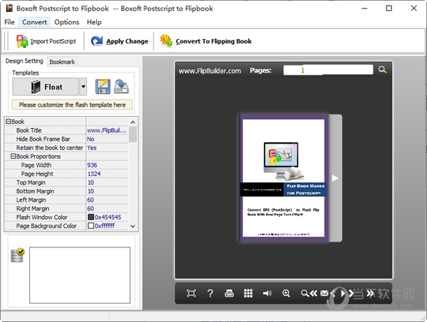 Boxoft Postscript to Flipbook