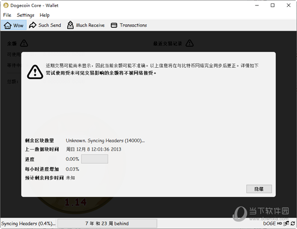 Dogecoin Core狗狗币钱包